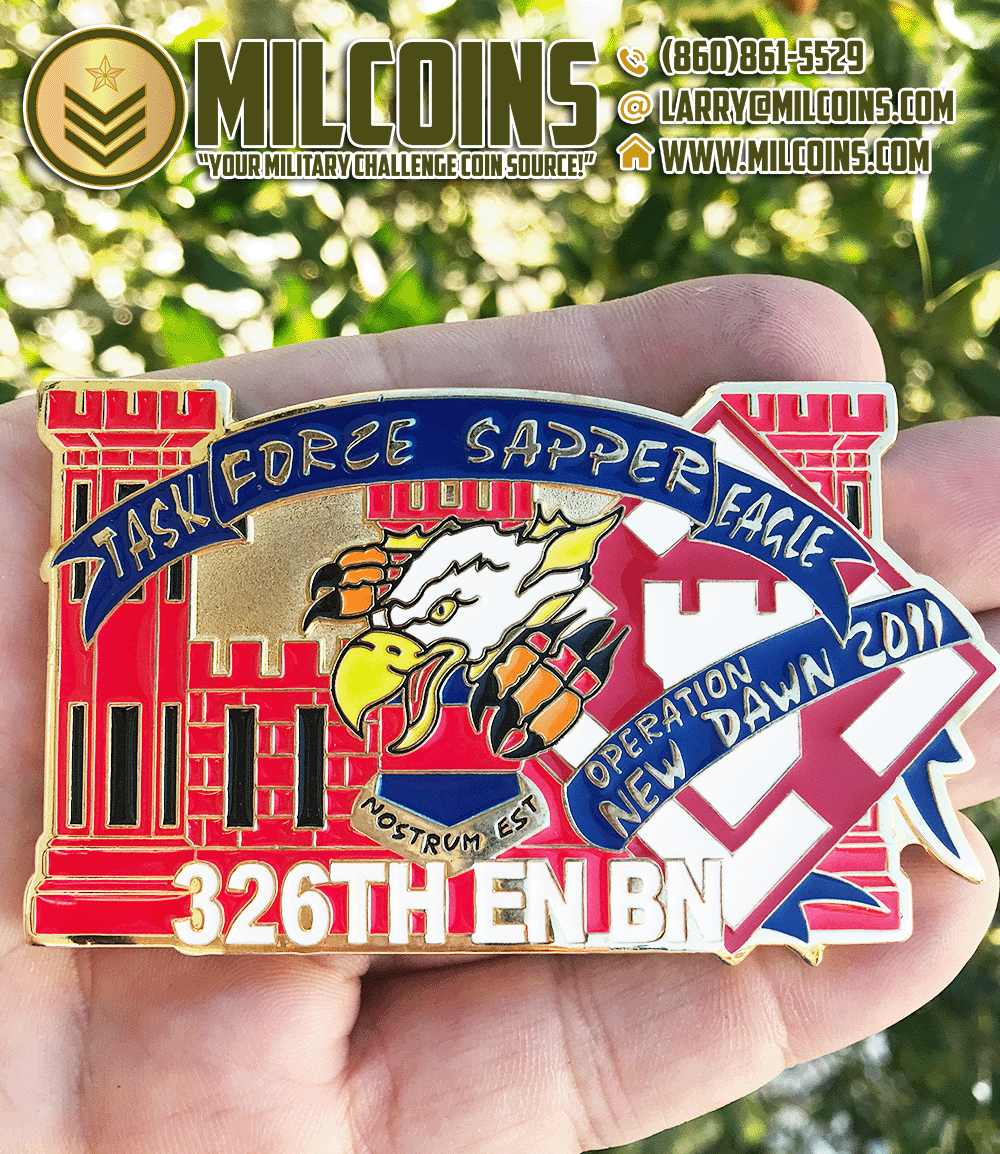 326th EN BN Challenge Coin